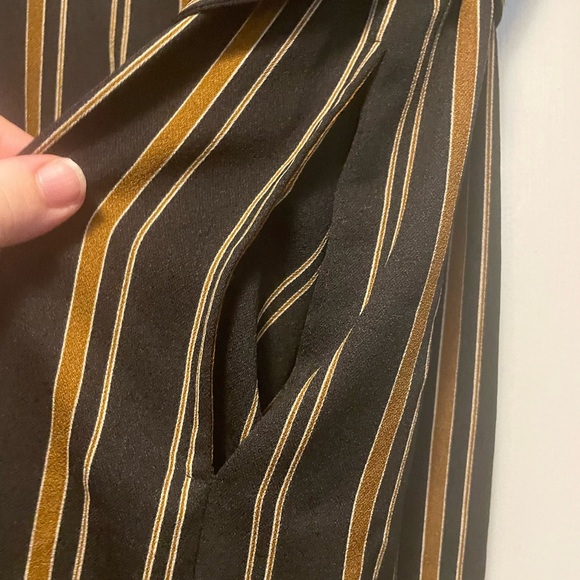 Mixxo Striped Button Down Dress Size Small - Picture 4 of 14